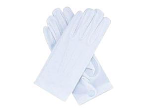 Adult White Gloves with Snaps Adult White Gloves with Snaps