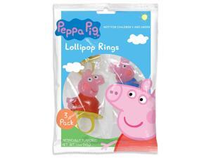 Peppa Pig Candy Ring (5 Pack) - Party Supplies Peppa Pig Candy Ring (5 Pack) - Party Supplies