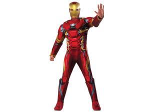 Adult Captain America Civil War Deluxe Muscle Chest Iron Man Costume Adult Captain America Civil War Deluxe Muscle Chest Iron Man Costume