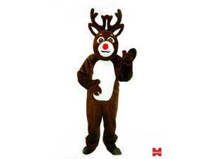 Reindeer with Mascot Head Adult Costume Reindeer with Mascot Head Adult Costume