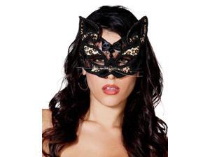 Leopard Print Venetian Cat Mask Leopard Print Venetian Cat Mask