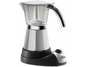 DeLonghi EMK6 Electric Moka Espresso Maker Silver/Black DeLonghi EMK6 Electric Moka Espresso Maker Silver/Black