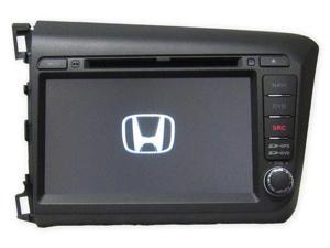 Honda Civic 2012+ OEM Replacement In Dash Double Din 8" LCD Touch Screen GPS Navigation Bluetooth CD/DVD Player Multimedia Radio Honda Civic 2012+ OEM Replacement In Dash Double Din 8" LCD Touch Screen GPS Navigation Bluetooth CD/DVD Player Multimedia Radio