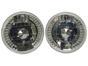 5 3/4" Round Crystal Clear LED Sealed Beam Conversion headlights H5006 H5506 5 3/4" Round Crystal Clear LED Sealed Beam Conversion headlights H5006 H5506