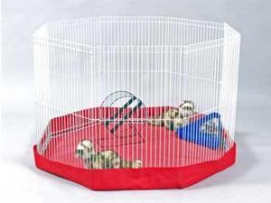 Floor Mat & Cover for 8 - Panel Wire Ferret Playpen Floor Mat & Cover for 8 - Panel Wire Ferret Playpen