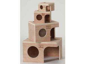 Wooden Mouse Hut Hideout 5X4X3 Wooden Mouse Hut Hideout 5X4X3