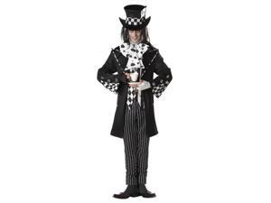 Dark Mad Hatter Mens Gothic Halloween Costume Dark Mad Hatter Mens Gothic Halloween Costume