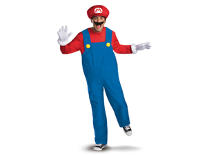 Mens Super Mario Deluxe Halloween Costume Mens Super Mario Deluxe Halloween Costume