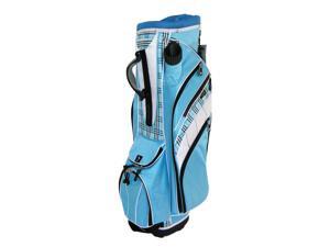 Powerbilt Dynasty Cart Bag - Blue/White Plaid Powerbilt Dynasty Cart Bag - Blue/White Plaid