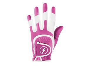 Powerbilt One-Fit Adult Golf Glove - Ladies RH Lavender/White Powerbilt One-Fit Adult Golf Glove - Ladies RH Lavender/White