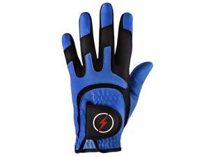 Powerbilt One-Fit Adult Golf Glove - Mens LH Blue/Black Powerbilt One-Fit Adult Golf Glove - Mens LH Blue/Black