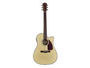 Fender CD140SCE Solid Top Cutaway Dreadnought Acoustic-Electric Guitar Natural Fender CD140SCE Solid Top Cutaway Dreadnought Acoustic-Electric Guitar Natural