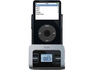 iLuv FM transmitter with integrated car adapter for iPod i707BLK iLuv FM transmitter with integrated car adapter for iPod i707BLK