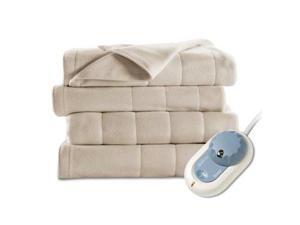 Sunbeam Product Quilted Fleece Heated Blanket/King (Sand) BW1014-030-783 Sunbeam Product Quilted Fleece Heated Blanket/King (Sand) BW1014-030-783