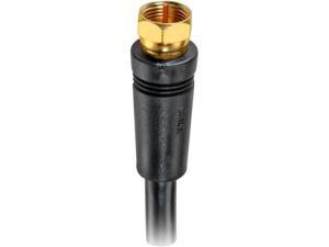 RCA VHB655N Rca 50' rg-6 digital coaxial cable with gold plated f connectors (black) RCA VHB655N Rca 50' rg-6 digital coaxial cable with gold plated f connectors (black)
