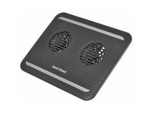 Gear Head CF3300BLK Gear head 17 black dual-cool notebook cooling pad Gear Head CF3300BLK Gear head 17 black dual-cool notebook cooling pad
