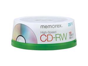 memorex 700MB 12X CD-RW 25 Packs CD-RW 80 High Speed 25 Pack Spindle Model 3424 memorex 700MB 12X CD-RW 25 Packs CD-RW 80 High Speed 25 Pack Spindle Model 3424