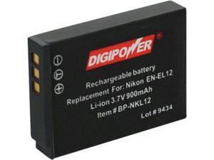 Digipower BP-NKL12 Replacement Li-Ion Battery for Nikon EN-EL12 COOLPIX Digipower BP-NKL12 Replacement Li-Ion Battery for Nikon EN-EL12 COOLPIX