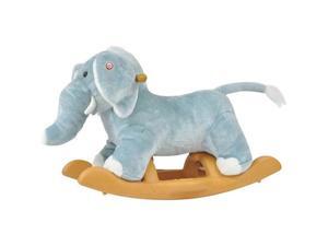 Radio Road Toys ROC-ELE-S Radio road toys voice recording rocking elephant-blue Radio Road Toys ROC-ELE-S Radio road toys voice recording rocking elephant-blue
