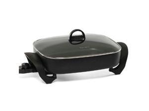 Focus Electrics 72215 Electric Skillet - 12" Width x 15" Length - 1.30 kW Focus Electrics 72215 Electric Skillet - 12" Width x 15" Length - 1.30 kW