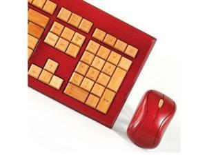 Impecca USA KBB605CW Bamboo wirelesskeyboard & mous Impecca USA KBB605CW Bamboo wirelesskeyboard & mous