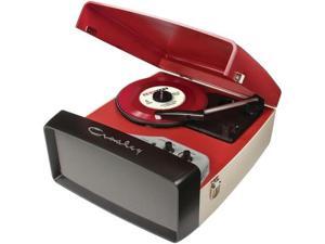 Crosley CR6010A-RE Collegiate Turntable, Red Crosley CR6010A-RE Collegiate Turntable, Red