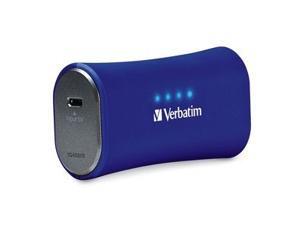 Verbatim Cobalt Blue 2200 mAh Portable Power Pack 98358 Verbatim Cobalt Blue 2200 mAh Portable Power Pack 98358