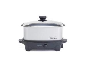 West Bend 84905 Oblong Slow Cooker - 210 W - 1.25 gal - Black, Gray West Bend 84905 Oblong Slow Cooker - 210 W - 1.25 gal - Black, Gray