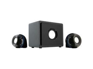 GPX HT12B 2.1 Channel 3-Speaker System with Subwoofer, Black GPX HT12B 2.1 Channel 3-Speaker System with Subwoofer, Black