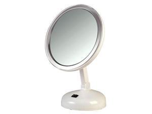 Floxite Daylight Magnifying Mirror - 9" Diameter - White Floxite Daylight Magnifying Mirror - 9" Diameter - White