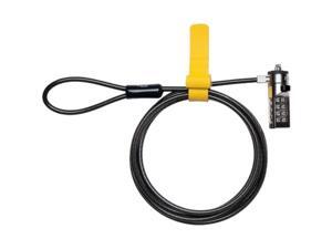 Kensington Preset Combination Laptop Lock - Preset - 4-wheel - Carbon Steel - 6 ft Kensington Preset Combination Laptop Lock - Preset - 4-wheel - Carbon Steel - 6 ft