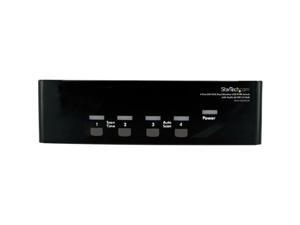 StarTech.com 4 Port DVI VGA Dual Monitor KVM Switch with Audio & USB Hub - 4 x 1 - 4 x DVI-I (Single-Link) Video StarTech.com 4 Port DVI VGA Dual Monitor KVM Switch with Audio & USB Hub - 4 x 1 - 4 x DVI-I (Single-Link) Video