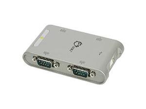 SIIG Accessory JU-SC0111-S1 4-Port USB to RS-232 9-pin Serial Adapter Brown Box SIIG Accessory JU-SC0111-S1 4-Port USB to RS-232 9-pin Serial Adapter Brown Box