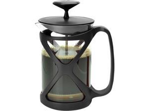 Primula Cafe Color Tempo Press 6 Cup - Black - 1.50 quart Coffee Press - Glass Body, Plastic, Stainless Steel Filter - Coffee Press - Yes - Black Primula Cafe Color Tempo Press 6 Cup - Black - 1.50 quart Coffee Press - Glass Body, Plastic, Stainless Steel Filter - Coffee Press - Yes - Black