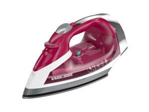 Black & Decker Xpress Steam ICR07X Clothes Iron - Stainless Steel Sole Plate - 1200 W - Red, White Black & Decker Xpress Steam ICR07X Clothes Iron - Stainless Steel Sole Plate - 1200 W - Red, White