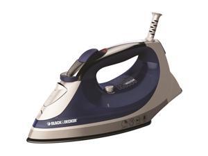 Black & Decker Xpress Steam Iron IR08X - Stainless Steel Sole Plate - 1200 W - Blue, White Black & Decker Xpress Steam Iron IR08X - Stainless Steel Sole Plate - 1200 W - Blue, White