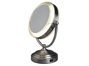 Rialto Daylight Magnifying Mirror - Brushed Nickel Rialto Daylight Magnifying Mirror - Brushed Nickel