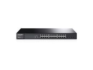 TP-Link T2600G-28TS JetStream 24-Port Gigabit L2 Managed Switch with 4 SFP Slots TP-Link T2600G-28TS JetStream 24-Port Gigabit L2 Managed Switch with 4 SFP Slots