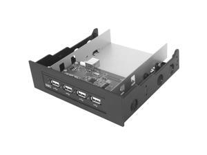 SIIG Hi-Speed USB 4-Port Bay Hub (Black) - 4 x Type A Female USB 2.0 USB, 1 x Type A Female USB 2.0 USB Internal - Internal SIIG Hi-Speed USB 4-Port Bay Hub (Black) - 4 x Type A Female USB 2.0 USB, 1 x Type A Female USB 2.0 USB Internal - Internal