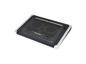Gear Head Neoprene Laptop Cooling Wedge w/ Built-in Stand - 2 Fan(s) - Neoprene - Cable Manager - 2" x 12" x 15" x 15" - Black Gear Head Neoprene Laptop Cooling Wedge w/ Built-in Stand - 2 Fan(s) - Neoprene - Cable Manager - 2" x 12" x 15" x 15" - Black
