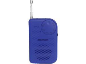 SYLVANIA SRC100-BLUE Portable AM/FM Radio (Blue) SYLVANIA SRC100-BLUE Portable AM/FM Radio (Blue)