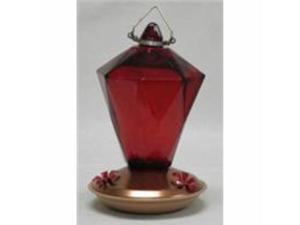 Ruby Glass Hummingbird Feeder Ruby Glass Hummingbird Feeder