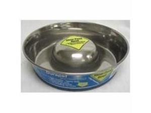Ourpets Company Slow Feed Stainless Steel Bowl, Medium - PB-10191 Ourpets Company Slow Feed Stainless Steel Bowl, Medium - PB-10191