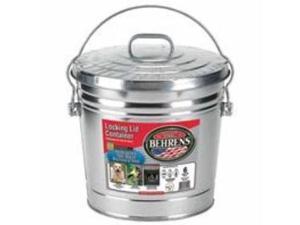 Galvanized Steel Locking Lid Only Steel 6 Gallon Galvanized Steel Locking Lid Only Steel 6 Gallon