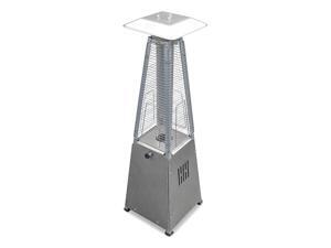 AZ Patio Heaters HLDS032-GTTSS Portable Stainless Steel Glass Tube Patio Heater AZ Patio Heaters HLDS032-GTTSS Portable Stainless Steel Glass Tube Patio Heater