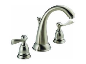 Delta B3596LF-SS Windemere 8 in. Widespread 2-Handle High Arc Bathroom Faucet in Delta B3596LF-SS Windemere 8 in. Widespread 2-Handle High Arc Bathroom Faucet in