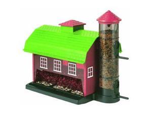 Artline 6290 Red Barn Combo Bird Feeder Artline 6290 Red Barn Combo Bird Feeder