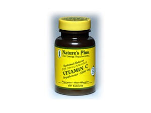 Vitamin C 1000mg Time Release with Rose Hips - Nature's Plus - 180 - Sustained Release Tablet Vitamin C 1000mg Time Release with Rose Hips - Nature's Plus - 180 - Sustained Release Tablet
