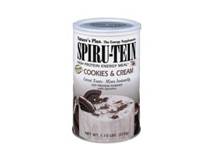 Spiru-Tein (Spirutein) Shake - Cookies & Cream - Nature's Plus - 2.3 lbs - Powder Spiru-Tein (Spirutein) Shake - Cookies & Cream - Nature's Plus - 2.3 lbs - Powder