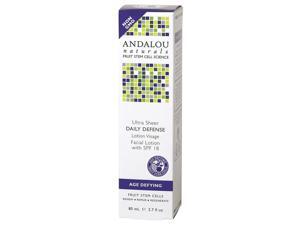 Ultra Sheer Daily Defense Facial Lotion with SPF 18 - Andalou Naturals - 2.7 oz - Lotion Ultra Sheer Daily Defense Facial Lotion with SPF 18 - Andalou Naturals - 2.7 oz - Lotion